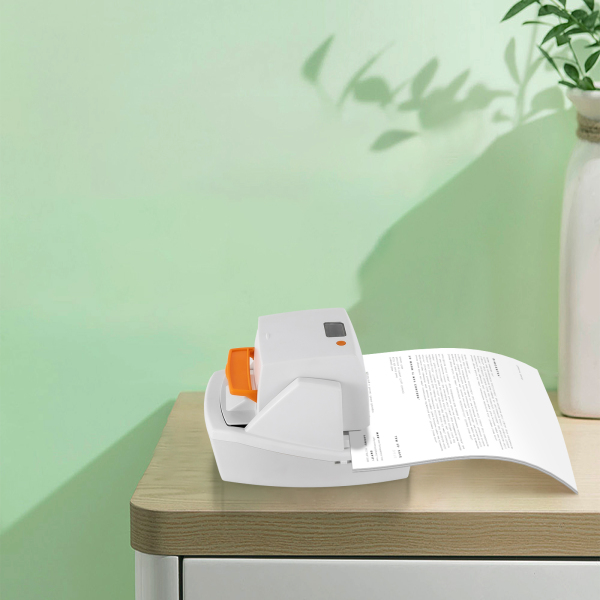 Agrafeuse électrique robuste, agrafeuse plate automatique, 70 feuilles, silencieuse, sans bourrage, pour le bureau (blanc) Agrafeuse électrique robuste, agrafeuse plate automatique, 70 feuilles, silencieuse, sans bourrage, pour le bureau (blanc)