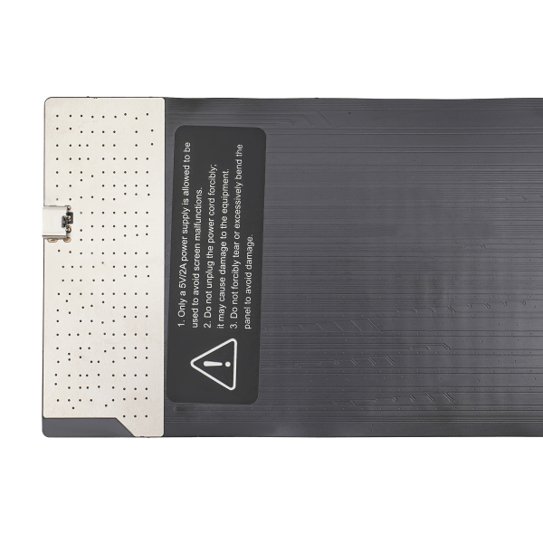 Panneau d'affichage LED 37,4 cm x 9,2 cm, panneau LED programmable, écran LED souple et flexible
