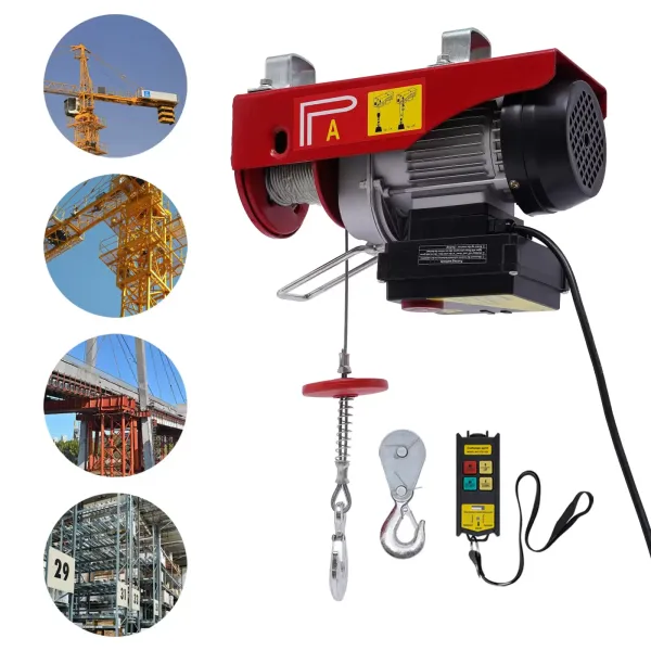 440LBS Treuil électrique 230 V avec télécommande sans fil 440LBS avec télécommande et élingues treuil électrique 440LBS Treuil électrique 230 V avec télécommande sans fil 440LBS avec télécommande et élingues treuil électrique