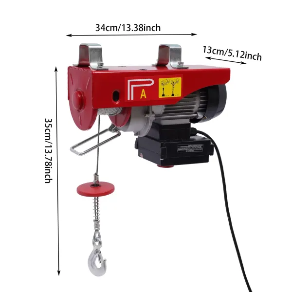 440LBS Treuil électrique 230 V avec télécommande sans fil 440LBS avec télécommande et élingues treuil électrique 440LBS Treuil électrique 230 V avec télécommande sans fil 440LBS avec télécommande et élingues treuil électrique