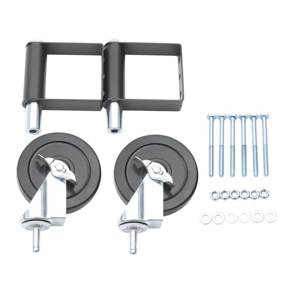 Lot de 2 roulettes de portail à ressort pour portail - Charge maximale : 50 kg - Avec frein de verrouillage latéral Lot de 2 roulettes de portail à ressort pour portail - Charge maximale : 50 kg - Avec frein de verrouillage latéral