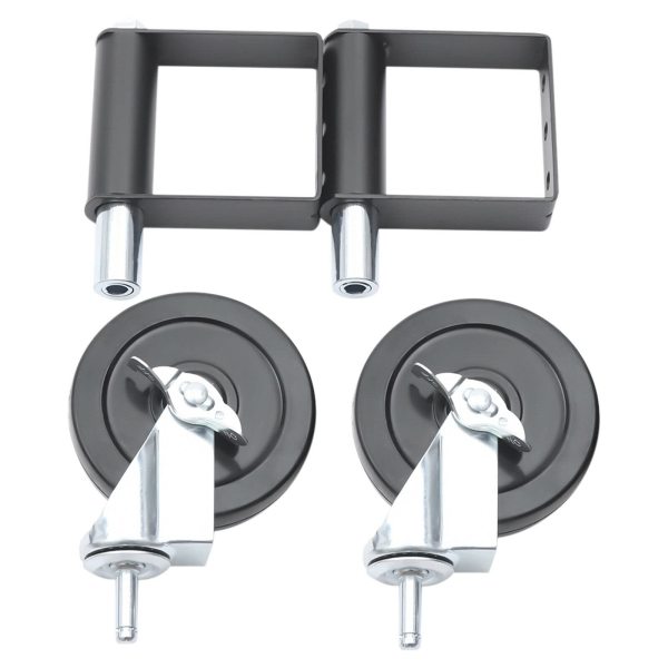 Lot de 2 roulettes de portail à ressort pour portail - Charge maximale : 50 kg - Avec frein de verrouillage latéral Lot de 2 roulettes de portail à ressort pour portail - Charge maximale : 50 kg - Avec frein de verrouillage latéral