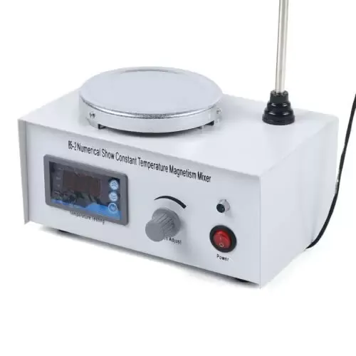 Générateur magnétique de laboratoire 2400 tr/min 1000 ml 300 W 220 V Affichage numérique de la température et de la vitesse avec plaque chauffante