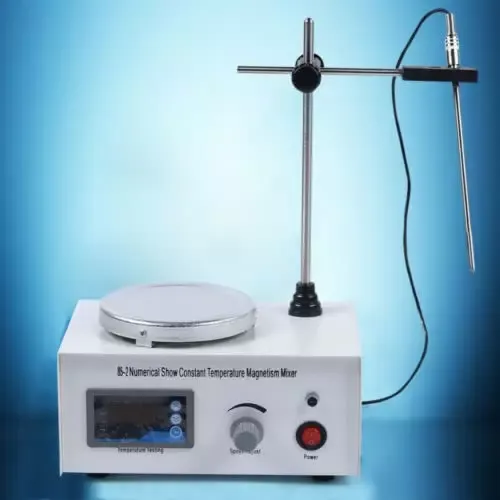 Générateur magnétique de laboratoire 2400 tr/min 1000 ml 300 W 220 V Affichage numérique de la température et de la vitesse avec plaque chauffante