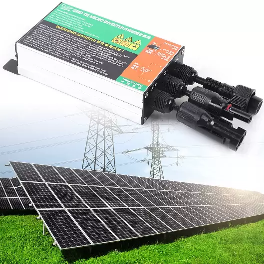Micro onduleur solaire MPPT Onduleur sinusoïdal pur MPPT avec câble CA 230 V