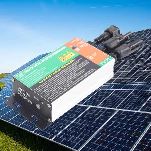 Micro onduleur solaire MPPT Onduleur sinusoïdal pur MPPT avec câble CA 230 V