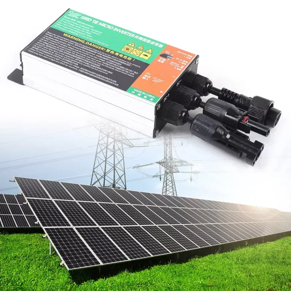 Micro onduleur solaire MPPT Onduleur sinusoïdal pur MPPT avec câble CA 230 V
