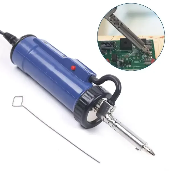 Aspirateur Électrique à Souder Ventouse Pompe à Dessouder Outil de Réparation à Souder Ventouse Pompe à Vide 30W 220V