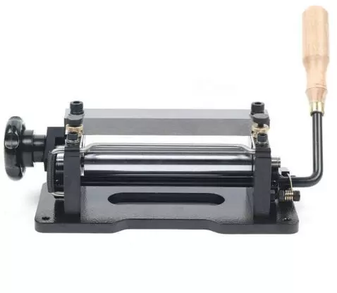 32 x 18 x 18 cm Manuel Cuir Splitter Skiver Pelle Machine pour Cuir Fait Main Skiving Paring Peeling