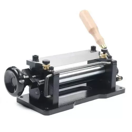 32 x 18 x 18 cm Manuel Cuir Splitter Skiver Pelle Machine pour Cuir Fait Main Skiving Paring Peeling