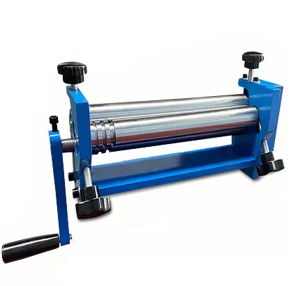 SJ300 handmatige cirkelbuigmachine met 3 rollen voor 300 mm klem