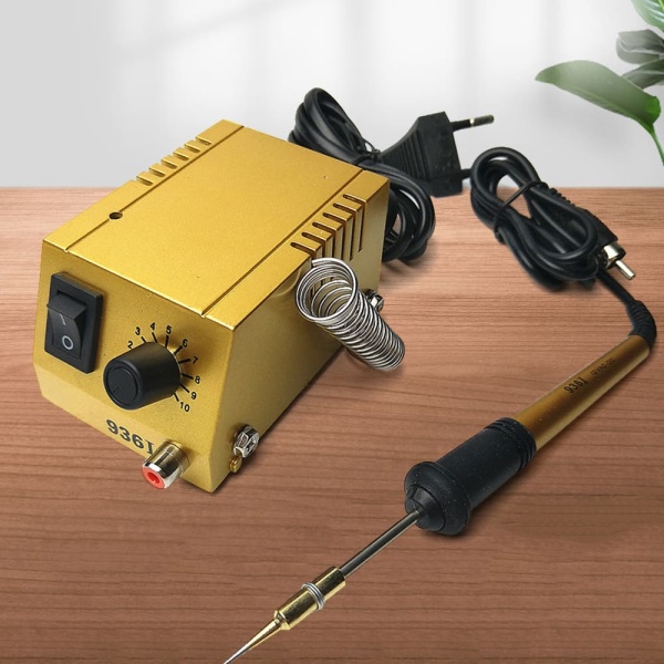Fer à souder Mini station de soudage 1-18 W Premium avec poignée de fer à souder Support étain pour platine LED SMD composants 50-450 ℃ Réglable
