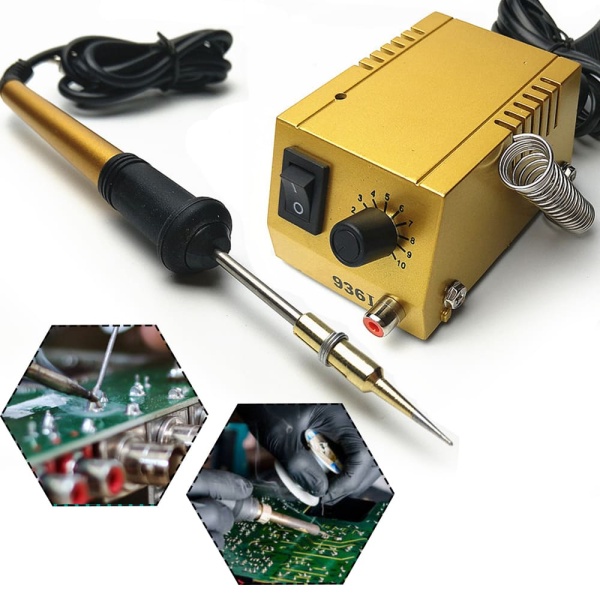 Fer à souder Mini station de soudage 1-18 W Premium avec poignée de fer à souder Support étain pour platine LED SMD composants 50-450 ℃ Réglable Fer à souder Mini station de soudage 1-18 W Premium avec poignée de fer à souder Support étain pour platine LED SMD composants 50-450 ℃ Réglable