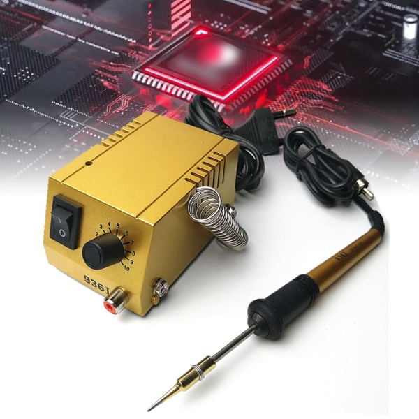 Fer à souder Mini station de soudage 1-18 W Premium avec poignée de fer à souder Support étain pour platine LED SMD composants 50-450 ℃ Réglable