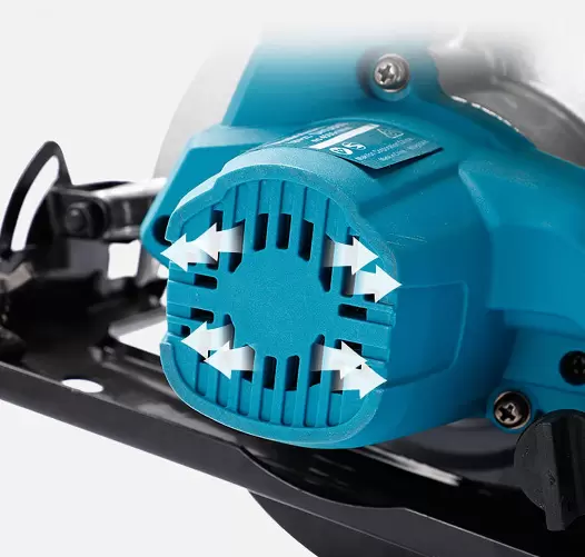 Scie circulaire portative sans fil 18 V - 45 degrés - 4500 tr/min - Puissance de couple : 27,3 x 13,2 x 18 cm