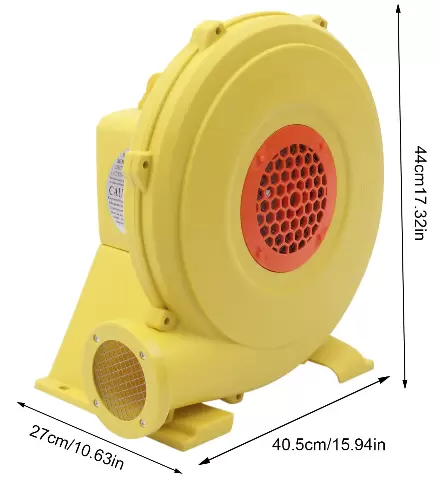Elektrische ventilator Professionele blaasluchtventilator 350 W 220 V Radiale ventilator Zuigventilator 360 m³/h (750 W)