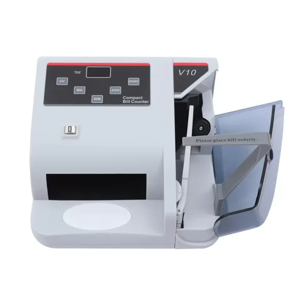 Compteur de billets portable avec détecteur de faux billets UV/MG/WM 600 pcs/min Compteur de billets multidevises 100-240 V LED affichage