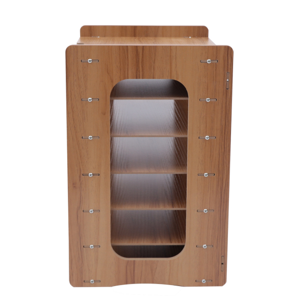Organiseur de bureau en bois à 7 niveaux, idéal pour ranger des documents et des dossiers. Organiseur de bureau en bois à 7 niveaux, idéal pour ranger des documents et des dossiers.