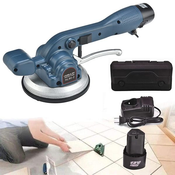 Vibromasseur de carrelage électrique manuel avec chargeur Machine de nivellement automatique