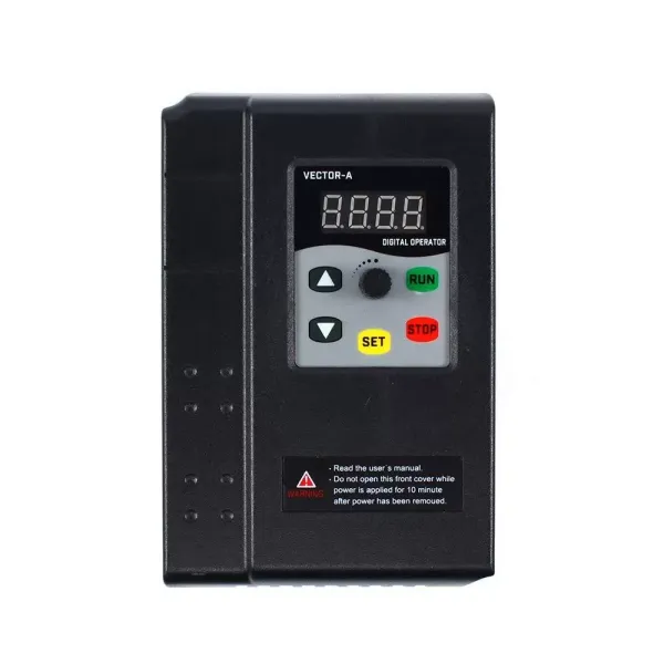 Convertisseur de fréquence 380 V AC 1,5 kW VFD Régulateur de vitesse 3 phases AC Onduleur Moteur à courant rotatif