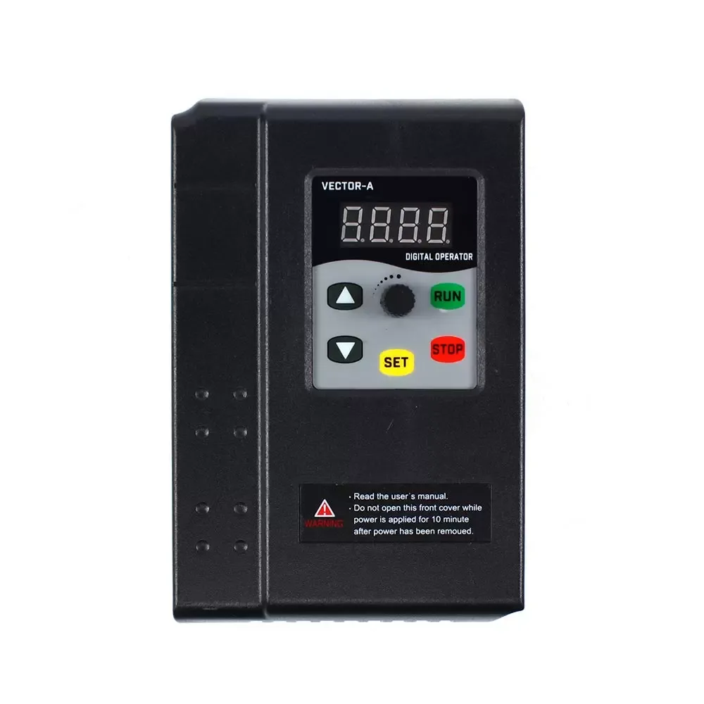 Inverseur de fréquence VFD monophasé - Régulateur de vitesse - 220 V - 2,2 kW - Variable - Capacité de driver - Réglable pour moteur à broche