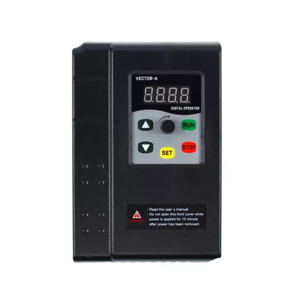 Inverseur de fréquence VFD monophasé - Régulateur de vitesse - 220 V - 2,2 kW - Variable - Capacité de driver - Réglable pour moteur à broche