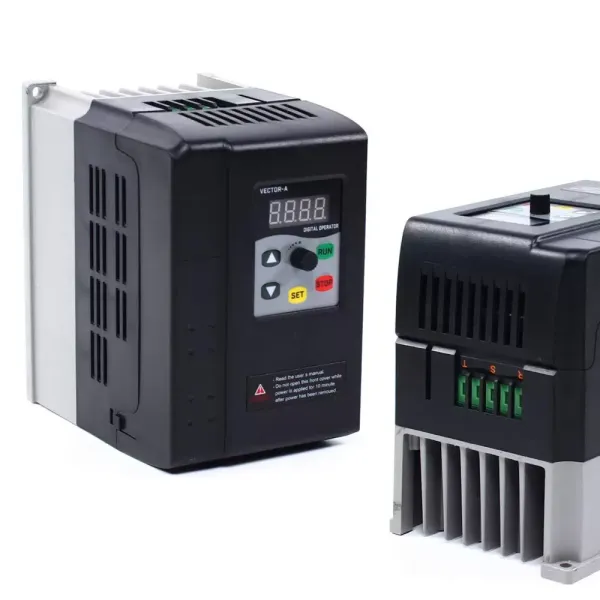 Inverseur de fréquence VFD monophasé - Régulateur de vitesse - 220 V - 2,2 kW - Variable - Capacité de driver - Réglable pour moteur à broche
