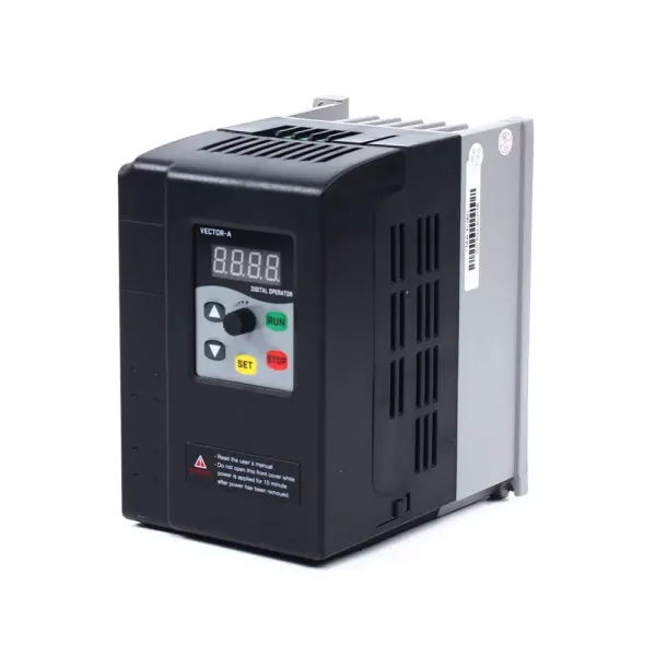 Inverseur de fréquence VFD monophasé - Régulateur de vitesse - 220 V - 2,2 kW - Variable - Capacité de driver - Réglable pour moteur à broche
