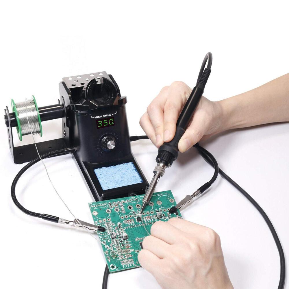 Station de soudage réglable - Fer à souder numérique avec affichage LED - Kit de soudure à air chaud 60 W SMD PCB