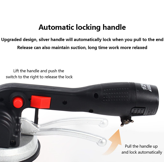 Vibromasseur de carrelage - Appareil de nivellement automatique manuel électrique - Appareil de vibration pour carrelage - Avec 1 batterie