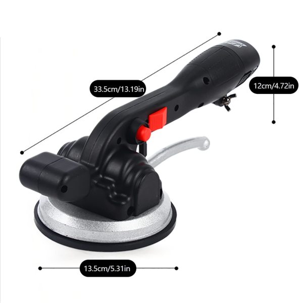 Vibromasseur de carrelage - Appareil de nivellement automatique manuel électrique - Appareil de vibration pour carrelage - Avec 1 batterie