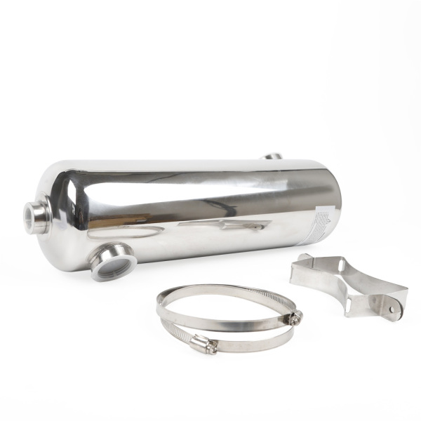 Échangeur de chaleur 28 kW en acier inoxydable pour piscine, sauna, etc. 29,2 x 13,4 cm