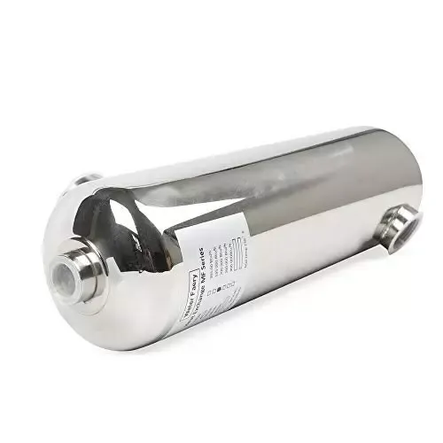Échangeur de chaleur en acier inoxydable pour système de chauffage de piscine, 485 x 134 mm, 60 kW