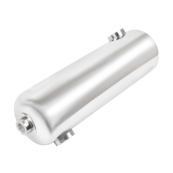 Échangeur de chaleur en acier inoxydable pour système de chauffage de piscine, 485 x 134 mm, 60 kW Échangeur de chaleur en acier inoxydable pour système de chauffage de piscine, 485 x 134 mm, 60 kW