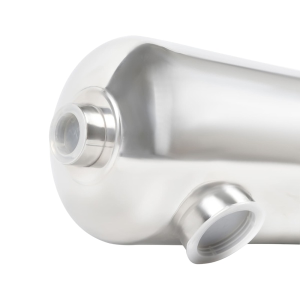 Échangeur de chaleur en acier inoxydable pour système de chauffage de piscine, 485 x 134 mm, 60 kW
