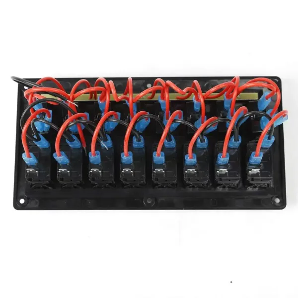 Panneau de commutation à bascule LED 3 en 1 8 vitesses Panneau de commutation à bascule LED 3 en 1 8 vitesses