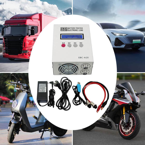 EBC-A20 Testeur de capacité de batterie Li-Po 5 A Charge 20 A Décharge 85 W Multifonction Testeur de batterie