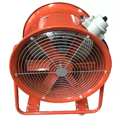 18" draagbare axiale ventilator, 3450 tpm, 1100 W, explosiebestendige metalen industriële afzuigkap