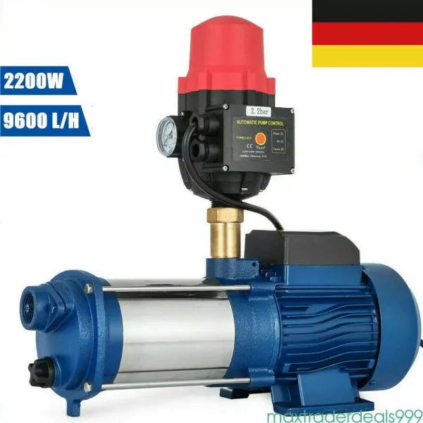 4000 L/H Pompe de Jardin Pompe centrifuge Pompe à Eau centrifuge 2500W