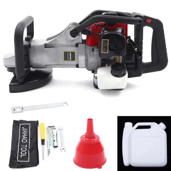 Meuleuse d'angle professionnelle à 2 temps 1,2 kW 32,6 CC - 2 temps - Ponceuse à béton - Fréquence de frappe : 5500 tr/min Meuleuse d'angle professionnelle à 2 temps 1,2 kW 32,6 CC - 2 temps - Ponceuse à béton - Fréquence de frappe : 5500 tr/min