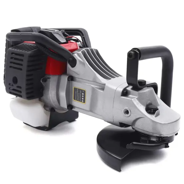 Meuleuse d'angle professionnelle à 2 temps 1,2 kW 32,6 CC - 2 temps - Ponceuse à béton - Fréquence de frappe : 5500 tr/min