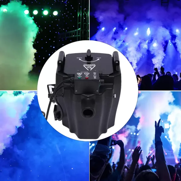 Machine à brouillard 3500 W - Stable et portable - Capacité (10 kg/22 lbs - 12 l/3 gallons d'eau - Pour Halloween, Noël, fêtes de mariage et spectacles sur scène