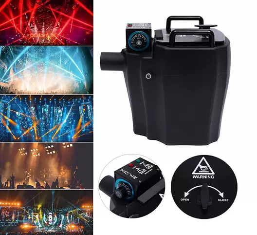 Machine à brouillard 3500 W - Stable et portable - Capacité (10 kg/22 lbs - 12 l/3 gallons d'eau - Pour Halloween, Noël, fêtes de mariage et spectacles sur scène