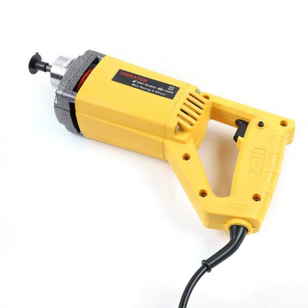 Secoueur électrique pour béton - 1300 W - 35 mm - Avec tuyau de 2 m - Vitesse de rotation de l'arbre mélangeur : 4000 tr/min