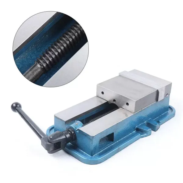 Étau de serrage de précision de 15,2 cm pour machines de perçage, presse de fraisage, pince de table, bleu