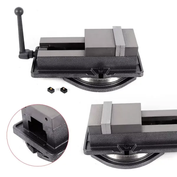 Étau de table rotatif de précision 100 mm Étau de précision 4 pouces Largeur de mâchoire