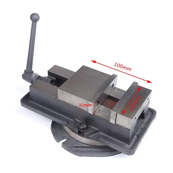 Étau de table rotatif de précision 100 mm Étau de précision 4 pouces Largeur de mâchoire