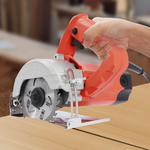 Scie circulaire portative avec 2 lames de scie - Scie plongeante de précision - 1800 W - 13000 tr/min - Idéal pour couper du bois