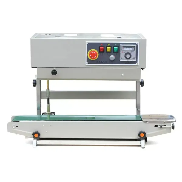 Plastique Machine à Sceller Automatique FR-770 Sceller Machine Électrique à Pression Manuel De Nourriture Scelleuse Thermique 800W 24m/min