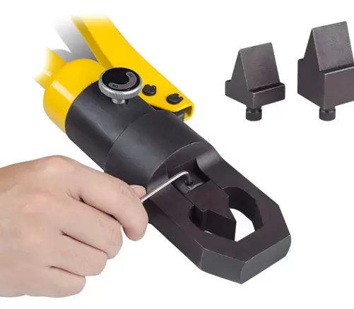 Hydraulische moersnijder-separator, handmatige schroefseparator, met kleine snijkop, moersnijder-assortiment M8-M14, M16-24
